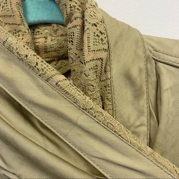 Anthropologie Hei Hei Tan Lace Anorak Small - Picture 10 of 16